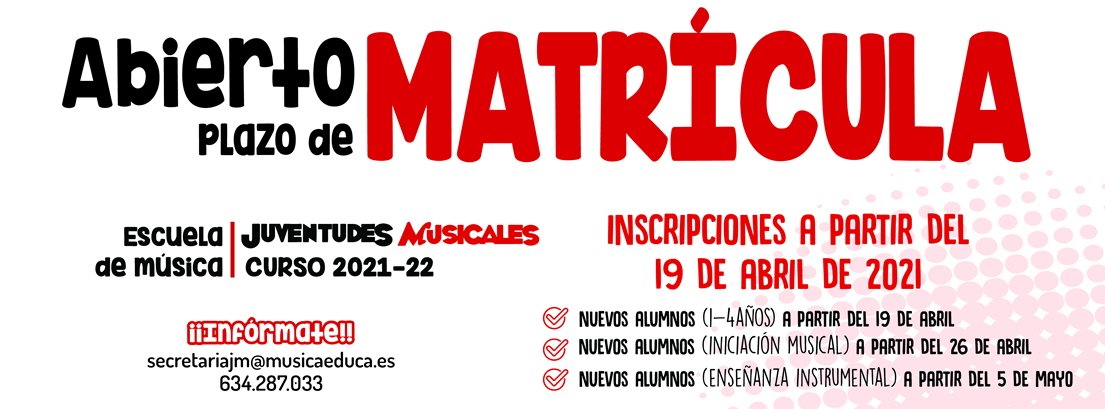 musicaeduca matricula 2020 21 abierta alcala de henares clases
