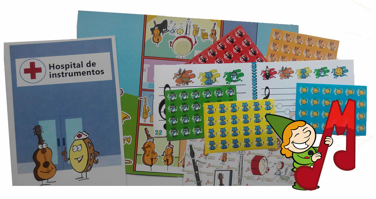 cuadernos musizon nueva pegatinas