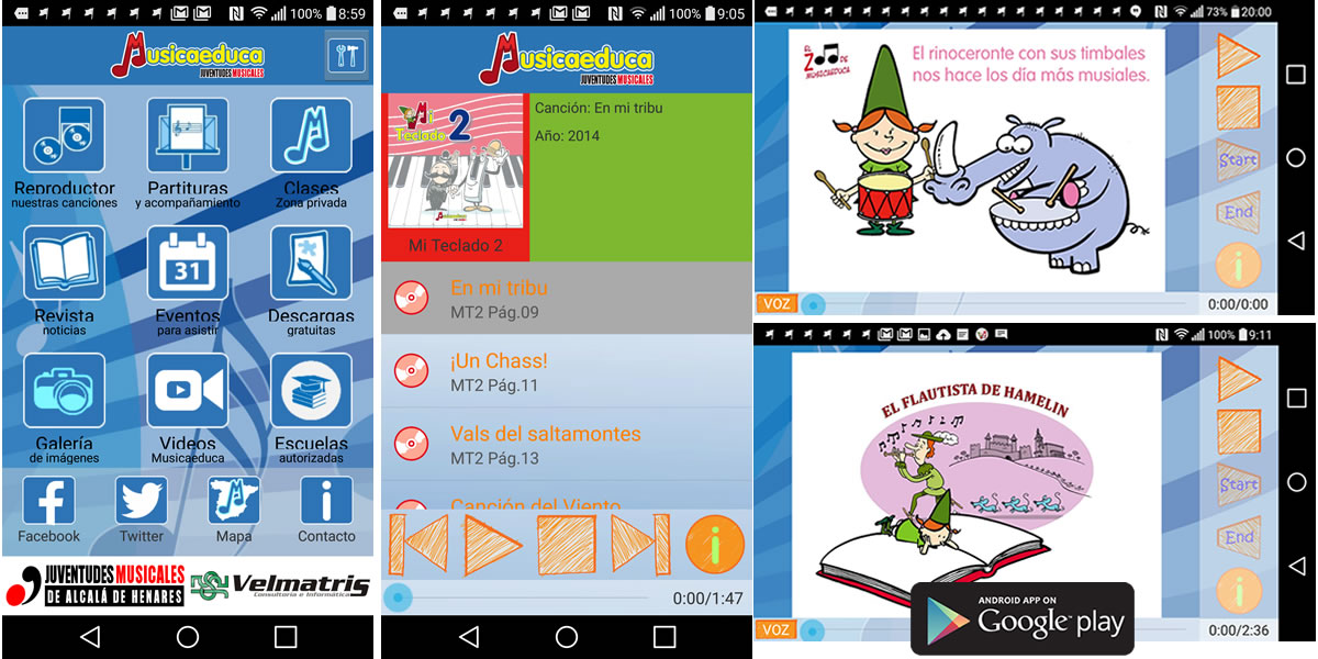 app nuevas funciones mosaico