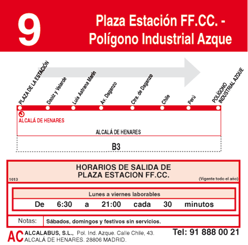 Linea 9 - Ida